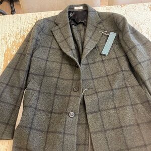 NWT Boglioli Wool and Cashmere Coat. Size 54 (44).